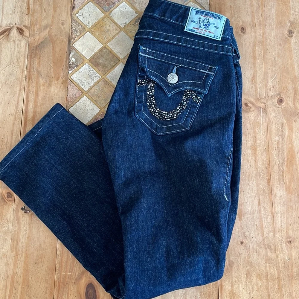 True Religion Straight Leg Jeans Size 27❤️‍🔥❤️‍🔥 - Picture 2 of 6